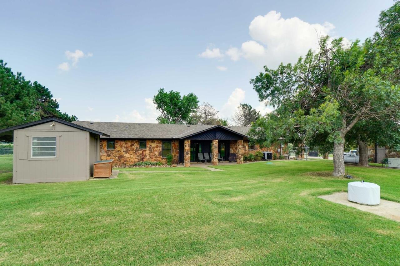 Spacious Country Home Near Ft Sill And Medicine Park Lawton Eksteriør billede